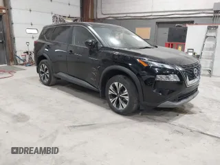 2023 Nissan Rogue SV with VIN JN8BT3BB2PW494860, listed as a IAAI auction lot 41694231 with 12,495 mi miles and . Bid and sale history available at carsss.com. Image 1.