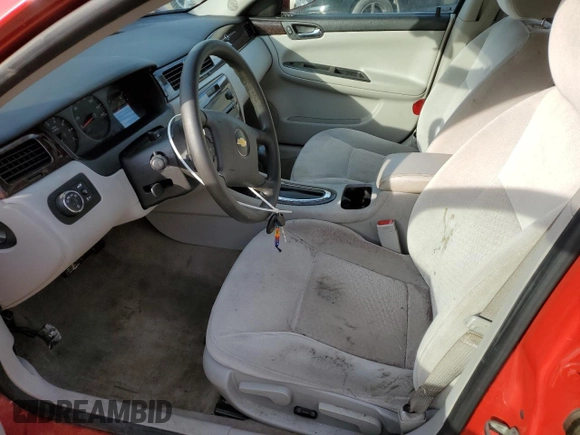 2012 Chevrolet Impala LS Fleet with VIN 2G1WF5E31C1155327, listed as a Copart auction lot 46858885 with 84,617 mi miles and Salvage title. Bid and sale history available at DreamBid. Image 7.