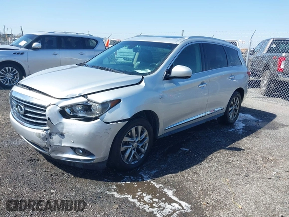 2015 Infiniti QX60 with VIN 5N1AL0MN7FC510527, listed as a IAAI auction lot 41791053 with 256,246 mi miles. Bid and sale history available at carsss.com. Image 18.