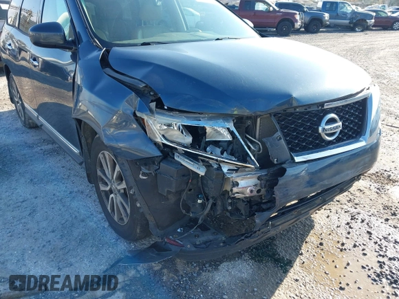 2014 Nissan Pathfinder SL z VIN 5N1AR2MM1EC656163, wystawiony jako IAAI lot #41971992 z przebiegiem 184 777 mil mil oraz . Historia ofert i sprzedaży dostępna na DreamBid. Obrazek 6.