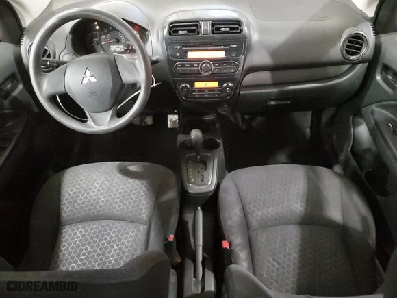 2015 Mitsubishi Mirage DE with VIN ML32A3HJ3FH035407, listed as a Copart auction lot 48189455 with 77,196 mi miles and Salvage Title. Bid and sale history available at carsss.com. Image 8.