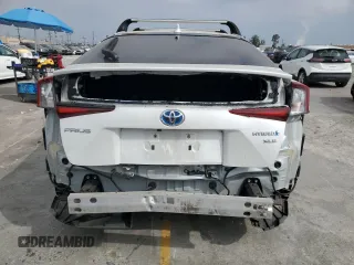 2021 Toyota Prius L Eco with VIN JTDKAMFUXM3149396, listed as a Copart auction lot 61874195 with 126,473 mi miles and Salvage title. Bid and sale history available at DreamBid. Image 6.