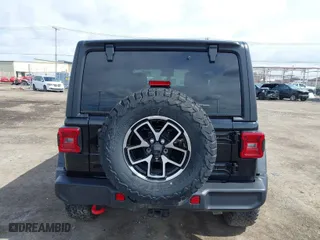 2024 Jeep Wrangler Rubicon with VIN 1C4PJXFG0RW268825, listed as a IAAI auction lot 41988213 with 19,526 mi miles. Bid and sale history available at carsss.com. Image 16.