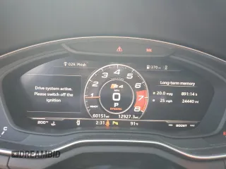 2018 Audi S4 Premium Plus with VIN WAUB4AF43JA148536, listed as a Copart auction lot 57553124 with 60,151 mi miles. Bid and sale history available at carsss.com. Image 9.