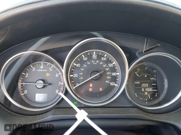 2017 Mazda Mazda6 Touring with VIN JM1GL1V55H1110029, listed as a Copart auction lot 83949004 with 81,996 mi miles and Salvage Title. Bid and sale history available at carsss.com. Image 9.
