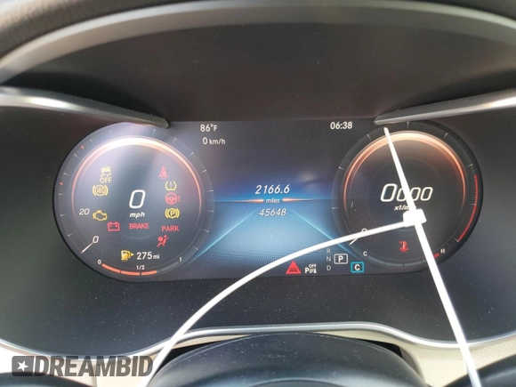 2019 Mercedes-Benz C 300 with VIN WDDWK8DB4KF792402, listed as a Copart auction lot 48070115 with 45,648 mi miles and Non Repairable. Bid and sale history available at carsss.com. Image 9.