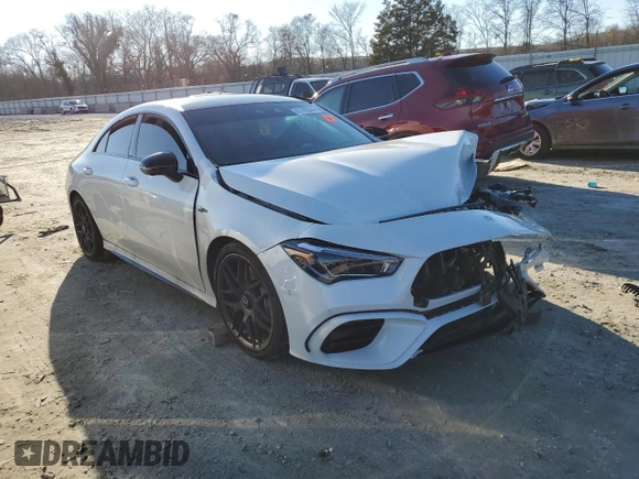 2023 Mercedes-Benz CLA 45 AMG with VIN W1K5J5DB3PN379445, listed as a Copart auction lot 41185944 with Not Provided miles and . Bid and sale history available at DreamBid. Image 4.