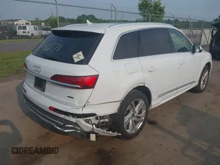 2022 Audi Q7 Premium Plus with VIN WA1LJBF70ND014081, listed as a IAAI auction lot 42403771 with 20,073 mi miles and . Bid and sale history available at DreamBid. Image 4.