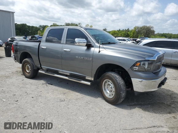 2012 Ram 1500 Tradesman with VIN 1C6RD7KP5CS296308, listed as a Copart auction lot 50894885 with 114,276 mi miles and Salvage title. Bid and sale history available at DreamBid. Image 4.