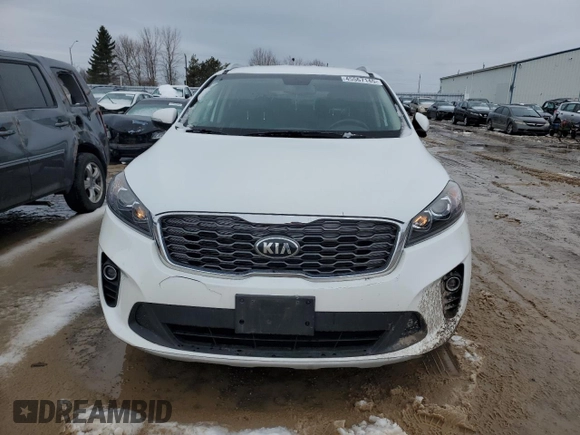 2019 Kia Sorento EX with VIN 5XYPHDA58KG588090, listed as a Copart auction lot 45567145 with 141,292 mi miles and Clean Title. Bid and sale history available at DreamBid. Image 5.