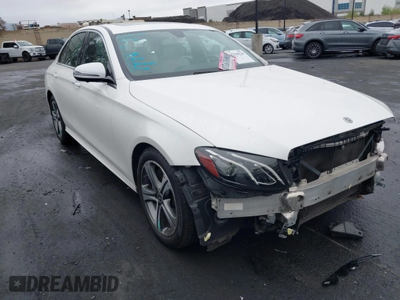 2020 Mercedes-Benz E 350 with VIN WDDZF8DB4LA745452, listed as a IAAI auction lot 42164224 with 53,934 mi miles and . Bid and sale history available at DreamBid. Image 1.