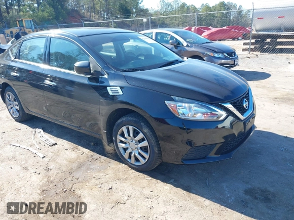 2019 Nissan Sentra S with VIN 3N1AB7AP7KY210335, listed as a IAAI auction lot 41177615 with 89,778 mi miles. Bid and sale history available at carsss.com. Image 1.