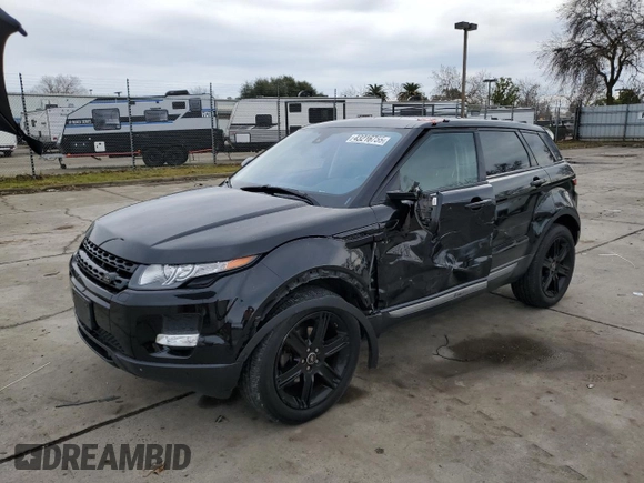 2013 Land Rover Range Rover Evoque Pure Premium with VIN SALVR2BG6DH850362, listed as a Copart auction lot 43216755 with 99,373 mi miles and Salvage Title. Bid and sale history available at carsss.com. Image 1.