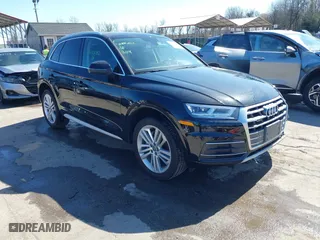 2018 Audi Q5 Premium Plus with VIN WA1BNAFYXJ2197899, listed as a IAAI auction lot 41810152 with 23,495 mi miles. Bid and sale history available at carsss.com. Image 1.