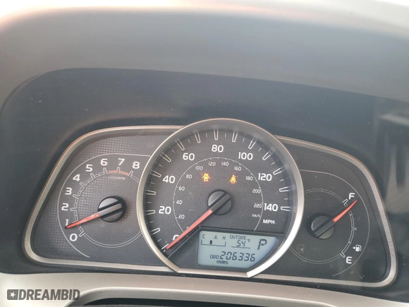 2013 Toyota RAV4 LE with VIN JTMBFREV3D5022986, listed as a Copart auction lot 53873865 with 206,336 mi miles and Clean Title. Bid and sale history available at carsss.com. Image 9.