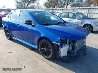2017 Mitsubishi Lancer ES with VIN JA32U2FU0HU014339, listed as a IAAI auction lot 41532093 with 89,820 mi miles. Bid and sale history available at carsss.com. Image 1.