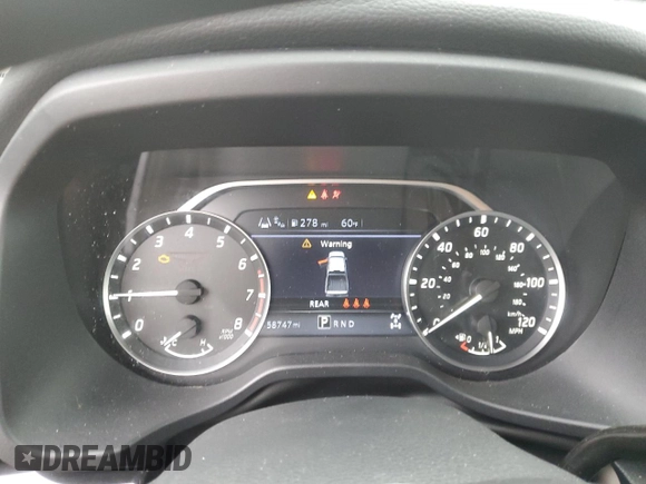 2022 Nissan Titan SV with VIN 1N6AA1EC9NN103645, listed as a Copart auction lot 71943704 with 58,747 mi miles and Clean title. Bid and sale history available at DreamBid. Image 9.
