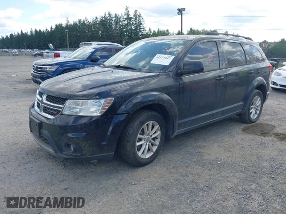 2015 Dodge Journey SXT z VIN 3C4PDCBG5FT742257, wystawiony jako IAAI lot #42577447 z przebiegiem 128 816 mil mil oraz . Historia ofert i sprzedaży dostępna na DreamBid. Obrazek 2.