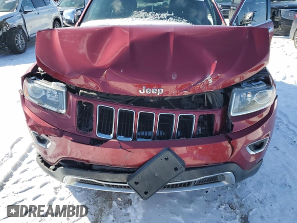 2014 Jeep Grand Cherokee Limited with VIN 1C4RJFBG1EC140971, listed as a Copart auction lot 45890845 with 164,862 mi miles and Salvage Title. Bid and sale history available at carsss.com. Image 12.