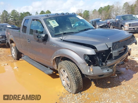 2009 Ford F-150 STX with VIN 1FTRX14809KC94736, listed as a IAAI auction lot 41721775 with 141,875 mi miles. Bid and sale history available at carsss.com. Image 1.