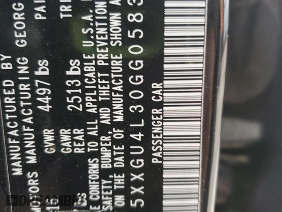 2016 Kia Optima EX z VIN 5XXGU4L30GG058389, wystawiony jako Copart lot #49993295 z przebiegiem 78 445 mil mil oraz Szkoda całkowita • Salvage title. Historia ofert i sprzedaży dostępna na DreamBid. Obrazek 14.