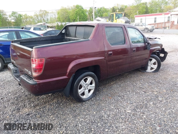 2010 Honda Ridgeline RTL with VIN 5FPYK1F57AB005602, listed as a IAAI auction lot 42208633 with 106,777 mi miles and . Bid and sale history available at DreamBid. Image 4.