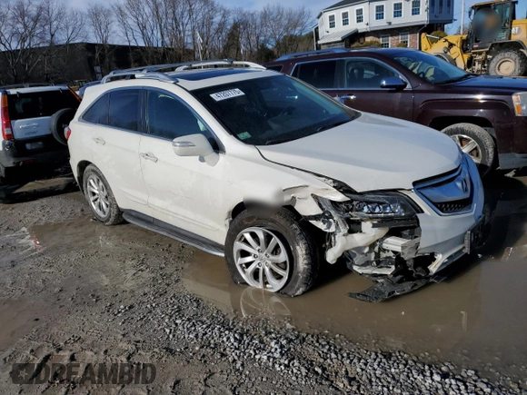 2018 Acura RDX w/Technology Pkg with VIN 5J8TB4H53JL009727, listed as a Copart auction lot 47207775 with 0 mi miles and Salvage Title. Bid and sale history available at carsss.com. Image 4.