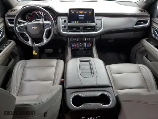 2021 Chevrolet Tahoe LT with VIN 1GNSCNKD6MR130449, listed as a Copart auction lot 83412174 with 60,598 mi miles and Salvage Title. Bid and sale history available at carsss.com. Image 8.