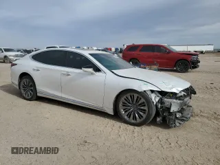 2020 Lexus LS with VIN JTHD51FF0L5011137, listed as a Copart auction lot 84896604 with 44,878 mi miles and Salvage Title. Bid and sale history available at carsss.com. Image 4.