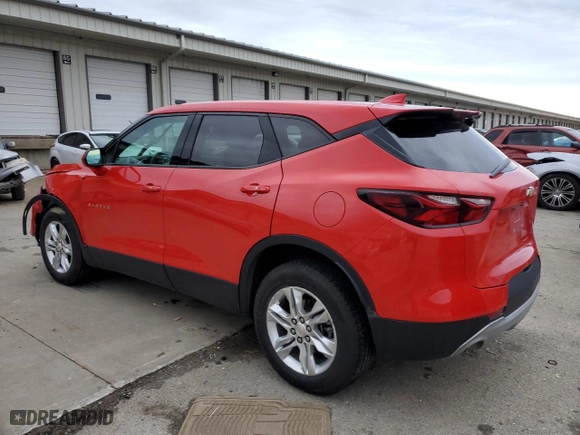 2021 Chevrolet Blazer LT with VIN 3GNKBBRA0MS509862, listed as a Copart auction lot 44497755 with 111,329 mi miles and Salvage Title. Bid and sale history available at carsss.com. Image 2.