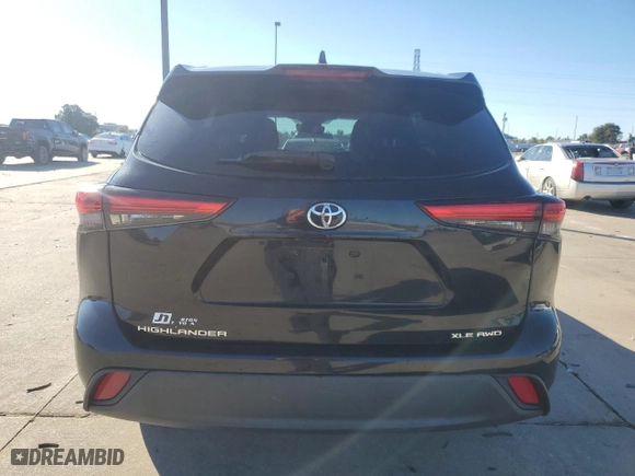 2020 Toyota Highlander XLE with VIN 5TDGZRBH6LS503674, listed as a Copart auction lot 78063624 with 82,520 mi miles and Clean Title. Bid and sale history available at carsss.com. Image 6.