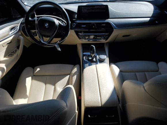 2020 BMW 5 Series 530e with VIN WBAJA9C00LB399824, listed as a Copart auction lot 45011365 with 52,678 mi miles and Salvage Title. Bid and sale history available at DreamBid. Image 8.