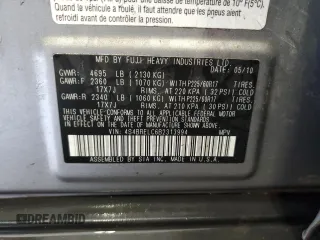 2011 Subaru Outback Limited Power Moon with VIN 4S4BRELC6B2313994, listed as a Copart auction lot 83560684 with 128,370 mi miles and Salvage title. Bid and sale history available at DreamBid. Image 13.