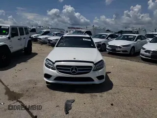 2019 Mercedes-Benz C 300 with VIN 55SWF8DB9KU289367, listed as a Copart auction lot 56539955 with 72,235 mi miles and Salvage title. Bid and sale history available at DreamBid. Image 14.