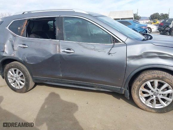 2017 Nissan Rogue SV with VIN KNMAT2MTXHP519331, listed as a IAAI auction lot 41691723 with 91489 miles. Bid and sale history available at carsss.com. Image 13.