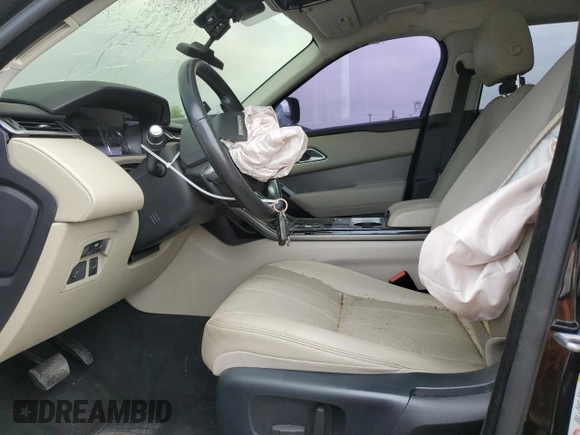 2019 Land Rover Range Rover Velar S with VIN SALYB2FV1KA220622, listed as a Copart auction lot 62135075 with 62,839 mi miles and Salvage title. Bid and sale history available at DreamBid. Image 7.