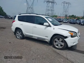 2007 Toyota RAV4 Sport with VIN JTMBK32V776028009, listed as a IAAI auction lot 42611642 with 143,467 mi miles and . Bid and sale history available at DreamBid. Image 1.