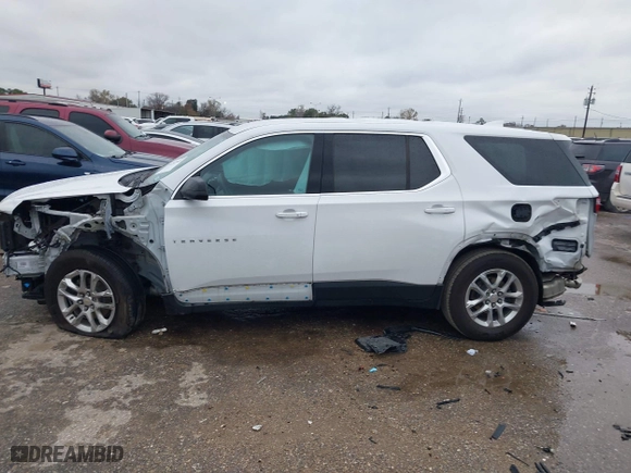 2021 Chevrolet Traverse LS with VIN 1GNERFKW1MJ261760, listed as a IAAI auction lot 41292945 with 73,537 mi miles. Bid and sale history available at carsss.com. Image 14.