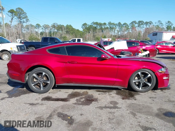 2018 Ford Mustang EcoBoost with VIN 1FA6P8TH7J5118689, listed as a IAAI auction lot 41635140 with 110,579 mi miles and . Bid and sale history available at carsss.com. Image 13.
