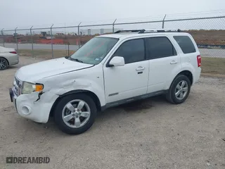 2008 Ford Escape Limited with VIN 1FMCU04168KE51420, listed as a IAAI auction lot 41435393 with 123,005 mi miles. Bid and sale history available at carsss.com. Image 17.