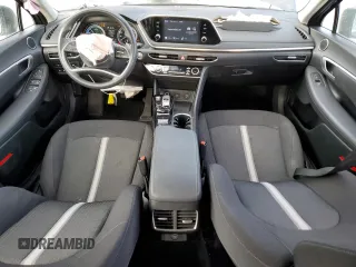 2022 Hyundai Sonata Hybrid Blue with VIN KMHL24JJ5NA051528, listed as a Copart auction lot 82478744 with 66,784 mi miles and Salvage Title. Bid and sale history available at carsss.com. Image 8.