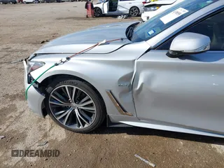 2018 Infiniti Q60 Luxe with VIN JN1CV7EK0JM200522, listed as a IAAI auction lot 41308958 with 28,015 mi miles and . Bid and sale history available at carsss.com. Image 6.