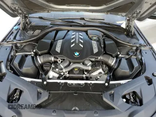 2023 BMW 8 Series M850i with VIN WBAGV8C02PCL20503, listed as a Copart auction lot 53725695 with 0 mi miles and Salvage Title. Bid and sale history available at carsss.com. Image 11.