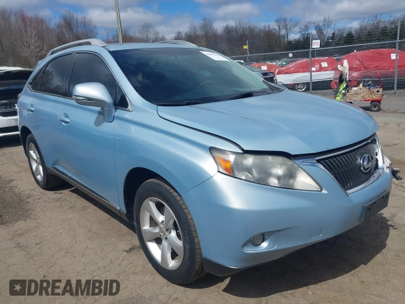 2010 Lexus RX 350 with VIN 2T2BK1BA5AC067176, listed as a IAAI auction lot 42045335 with 264,182 mi miles. Bid and sale history available at carsss.com. Image 1.