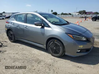 2023 Nissan LEAF SV Plus with VIN 1N4CZ1CV5PC553130, listed as a Copart auction lot 56167875 with 21,344 mi miles and Salvage title. Bid and sale history available at DreamBid. Image 4.