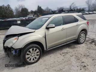 2010 Chevrolet Equinox LT w/2LT with VIN 2CNALPEW8A6394501, listed as a Copart auction lot 46941835 with 153,766 mi miles and Clean Title. Bid and sale history available at carsss.com. Image 1.