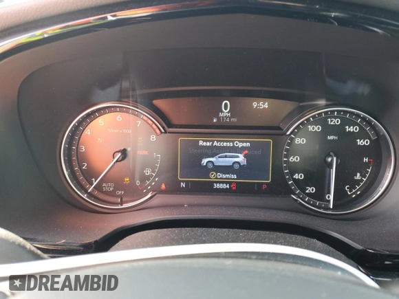 2022 Cadillac XT6 Premium Luxury with VIN 1GYKPCRS6NZ144644, listed as a Copart auction lot 79105754 with 38,884 mi miles and Non Repairable. Bid and sale history available at carsss.com. Image 9.
