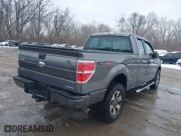 2012 Ford F-150 XL with VIN 1FTFX1EF1CFB95293, listed as a IAAI auction lot 41591392 with 132,324 mi miles. Bid and sale history available at carsss.com. Image 4.