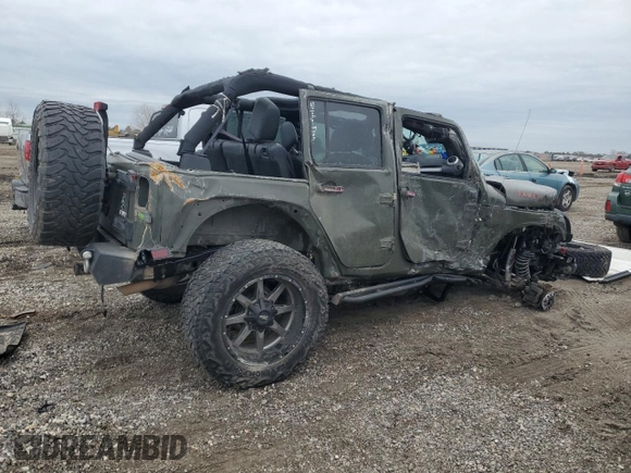 2016 Jeep Wrangler Unlimited Rubicon with VIN 1C4BJWFG5GL146853, listed as a Copart auction lot 46169335 with Not provided miles and Salvage title. Bid and sale history available at DreamBid. Image 3.
