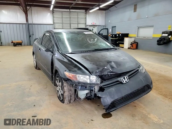 2007 Honda Civic Cpe LX with VIN 2HGFG12627H585698, listed as a Copart auction lot 49209985 with 0 mi miles and Salvage Title. Bid and sale history available at carsss.com. Image 11.